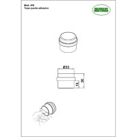 Стопор на клеевой основе Amig прозрачный 408-33