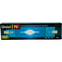 Металлогалогенная линейная лампа Uniel MH-DE-70/BLUE/R7s 04847