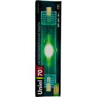 Металлогалогенная линейная лампа Uniel MH-DE-70/GREEN/R7s 04848