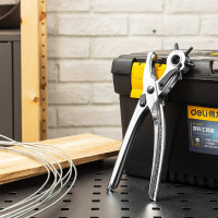 Револьверный дырокол для кожи DELI 6-в-1 DL1919С 98395