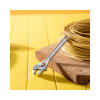 Разводной ключ DELI 150мм DL006A (раскрытие до 22мм, углеродистая сталь) 98307