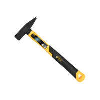 Слесарный молоток DELI DL442003 300гр (квадратный боек фиберглассовая рукоять) 98440