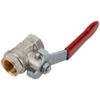 Шаровой кран RuB, 3/8" DN10 PN40, ВР-ВР, серия MILANO (S.90), ручка S90C00