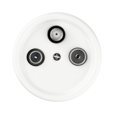 Розетка TDM ELECTRIC TV+R+ SAT оконечная белая Болонь SQ1820-0057