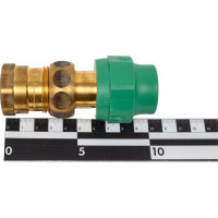 Муфта BANNINGER полипропиленовая, зеленая, переходник со сгоном - 25x3/4 ВР 5R51074511