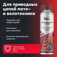 Смазка цепи PTFE 650 мл BiBiCare 4410