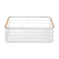 Сушилка для посуды Smart Solutions Granli, 43x30,5x14 см, белая WNM-SS-DRNGR-MTPP-WH