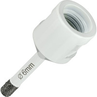 Коронка алмазная по керамограниту 6 мм, M14 на УШМ Diamond Industrial DIDKVP06M14