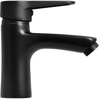 Смеситель для умывальника Juguni черный с лит. изливом, картридж 35 мм, подводка, креп. гайка, 0402.154