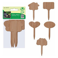 Набор садовых табличек МУЛЬТИДОМ 8 шт., размер 6x10 см VL83-33