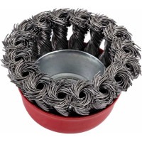 Щетка корщетка чашка YIDA 65 мм, М14, жесткая проволока TORGWIN T889332