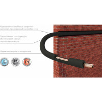 Теплоизоляция для кондиционеров и вентиляции, трубка Black Star 12/6-2 м Energoflex EFXT012062BS Н0000014901