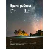 Фонарь светильник КОСМОС рабочая серия 5Вт COB+1ВтLED/кол линза/3xAAА/ABSпластик/магнит/крюк/зажим, KOS703B