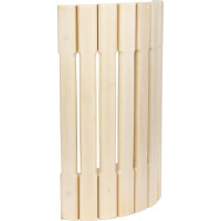 Настенный абажур для светильника Банная линия 35x22 см, липа 12-564