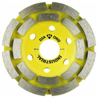 Чашка алмазная сегментная по бетону 100 мм, двухрядная Diamond Industrial DIDCH100S