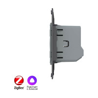 Одноклавишный умный сенсорный выключатель LIVOLO ZigBee (механизм) VL-FC1Z-2G