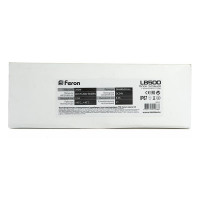 Трансформатор FERON LB500 DC24V, 200W, IP67, 244х80х32мм 25934