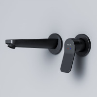 Смеситель для умывальника AM.PM X-Joy монтируемый в стену, чёрный F85A72622