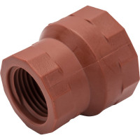 Переходная муфта ПП AV Engineering 3/4"х1/2"с внутренней резьбой, коричневая AVE159016
