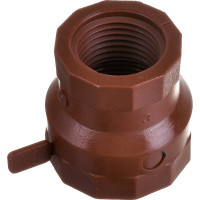 Переходная муфта ПП AV Engineering 3/4"х1/2"с внутренней резьбой, коричневая AVE159016