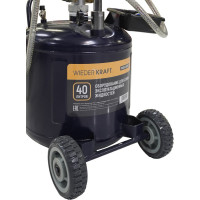Маслосменная установка WIEDERKRAFT 40 л, с воронкой и откачкой через щуп WDK-89292
