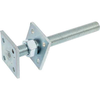 Регулировочный анкер Lucky Guy 50x50x5,0 мм, лифт со шпилькой М16, Н=150 500 06 5050 М16 150 0