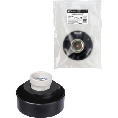 Патрон (корпус) НТУ плоский (резьба А85, поликарбонат, черный) TDM ELECTRIC SQ0320-0013