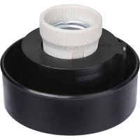 Патрон (корпус) НТУ плоский (резьба А85, поликарбонат, черный) TDM ELECTRIC SQ0320-0013