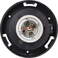 Патрон (корпус) НТУ плоский (резьба А85, поликарбонат, черный) TDM ELECTRIC SQ0320-0013