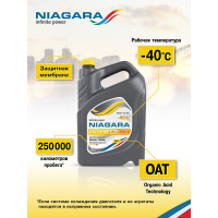 Охлаждающая жидкость NIAGARA Антифриз Type-D 40 (желтый) 5 кг 013001004059