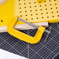 Струбцина DELI DL-G204 высота зажима 100мм, глубина зажима 50мм 104571