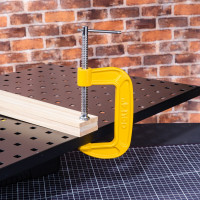 Струбцина DELI DL-G204 высота зажима 100мм, глубина зажима 50мм 104571