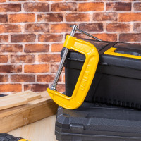 Струбцина DELI DL-G204 высота зажима 100мм, глубина зажима 50мм 104571