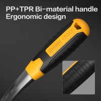 Ключ-трещотка DELI dl2324 1/4" 150 мм, двухкомпонентная рукоять, 72 зуба, шестерня Cr-Mo, быстросъемная 104465