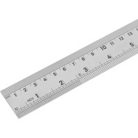 Стальная линейка DELI dl8050y 500 мм, нержавеющая сталь 104499