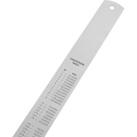 Стальная линейка DELI dl8050y 500 мм, нержавеющая сталь 104499