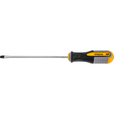 Шлицевая отвертка GREPP SL5*150мм, CrV, 3х-компонентная рукоятка 201-007