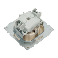Механизм розетки OVIVO с заземлением, крем, 600-000302-217