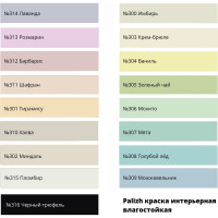 Краска акриловая интерьерная моющаяся Palizh №300 имбирь 0,2 кг 11608069