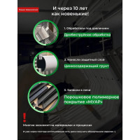 Горизонтальная силовая скамья для жима BARFITS Белый м100