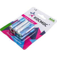 Алкалиновые элементы питания КОСМОС LR03 8 шт. на блистере, KOCLR03BL8