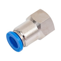 Фитинг цанговый прямой с внутренней резьбой 3/8F для трубки диаметром 10 мм SHPI PCF 10-R03
