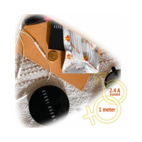 Кабель для смартфонов ZeepDeep OneLove type-c, 2.4A, FastCharging, 1м, white 795264