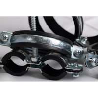 Хомут с EPDM уплотнителем 20-24 мм. UWS (1/2") ДВОЙНОЙ с гайкой М8 (10 шт) 134725