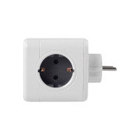 Разветвитель ROCKETSOCKET Cube Original 5 Euro 16A  цвет серый GN1203