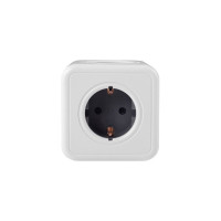 Разветвитель ROCKETSOCKET Cube Original 5 Euro 16A  цвет серый GN1203