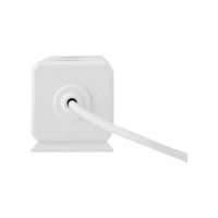 Удлинитель ROCKETSOCKET BiCube Extended 6 Euro 16A, 4 USB 3A+C с блоком 5В/3.1А, кабель 1,5 м  цвет белый GNS5003