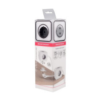 Удлинитель ROCKETSOCKET Cube Extended 4 Euro 16A, 3 USB 2A+C с блоком 5В/3.0А, кабель 1,5 м  цвет серый GNS1405