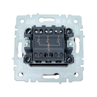 3-клавишный выключатель IEK Brite 10а вс10-3-0-брч черный BR-V30-0-10-K02