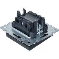 Выключатель IEK Brite жалюзи 10а вс10-1-5-брг графит BR-V15-0-10-K53